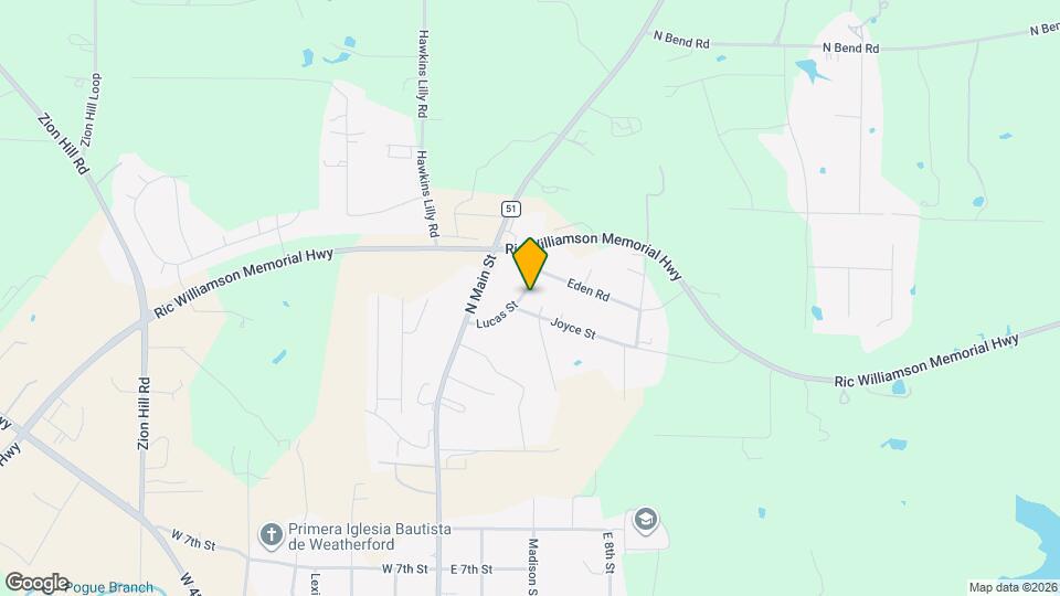 2104 Lucas St Map and Location Details