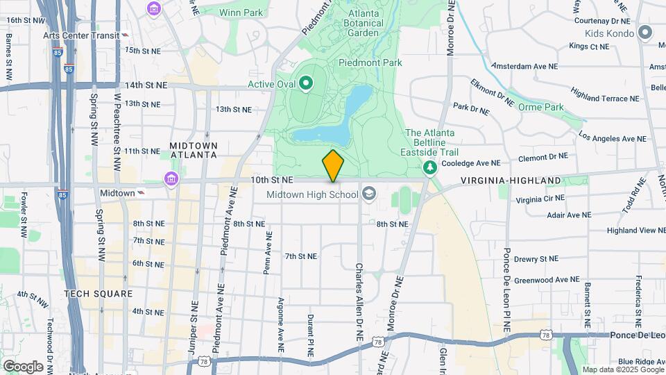385 10th St NE Map and Location Details
