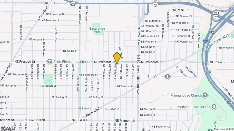 4430 NE 78th Ave Map and Location Details