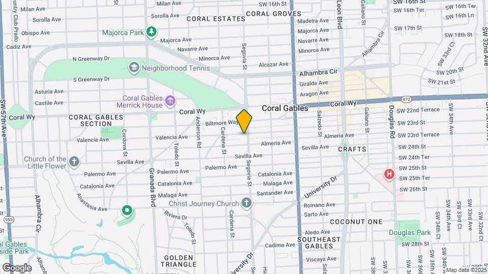 2600 Segovia St Map and Location Details