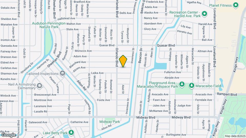 22561 Alcorn Ave Mapa y Detalles de la Ubicación