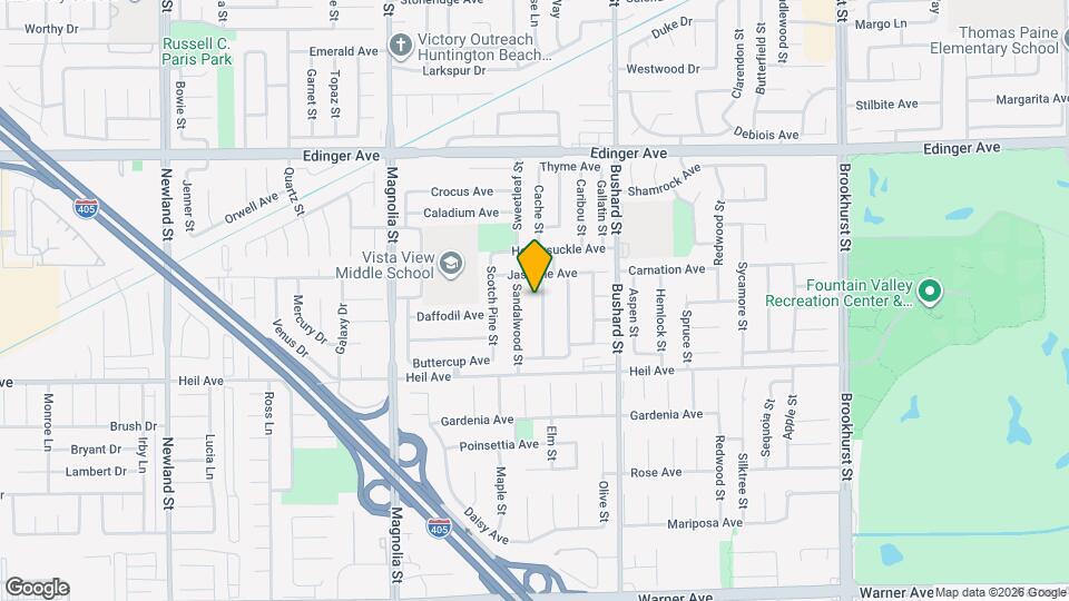 16341 Myrtlewood St Mapa y Detalles de la Ubicación
