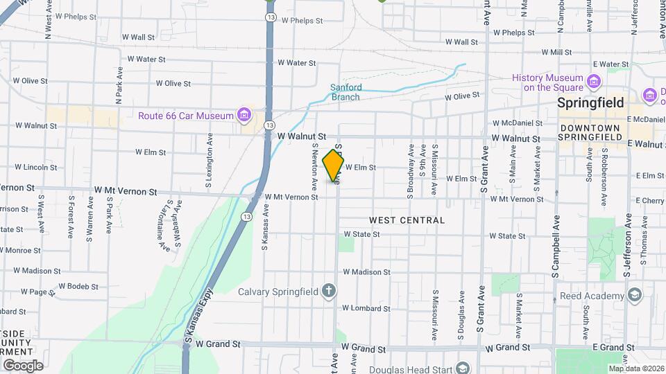 531 S Fort Ave Map and Location Details