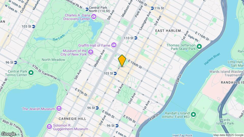 157 East 104th Street Map and Location Details