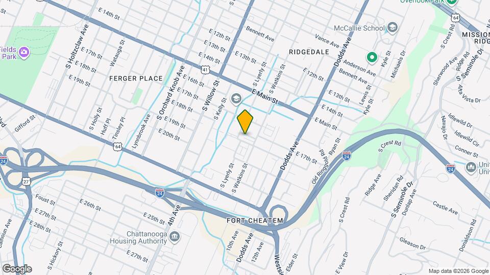 2322 E 18th St Pl Map and Location Details