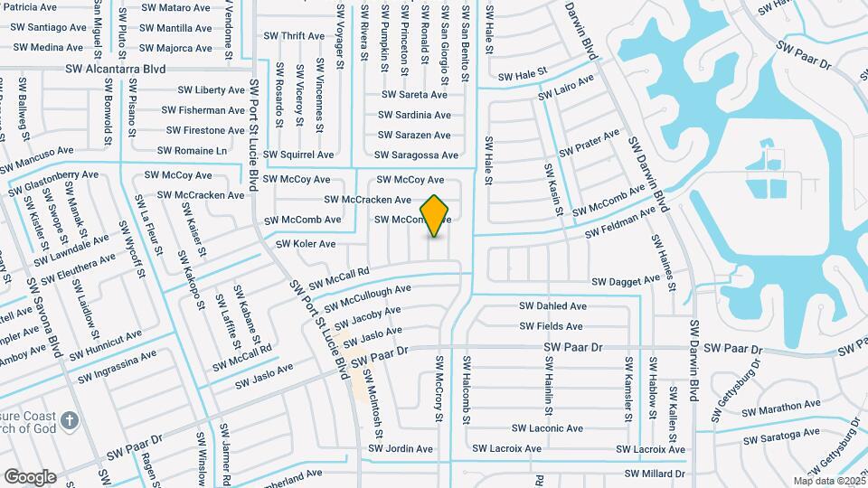 3849 SW McKim St Map and Location Details