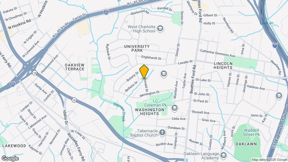 1815 McDonald St Map and Location Details