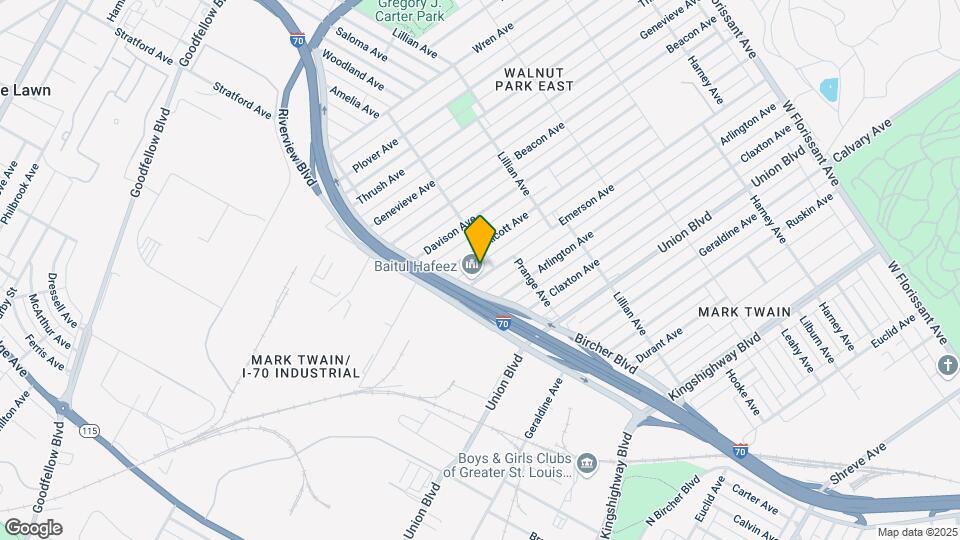4541 Emerson Ave Map and Location Details