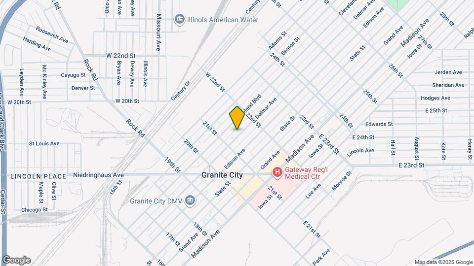 2129 Delmar Ave Map and Location Details