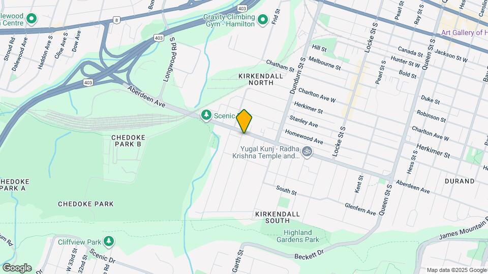 495 Aberdeen Ave Map and Location Details