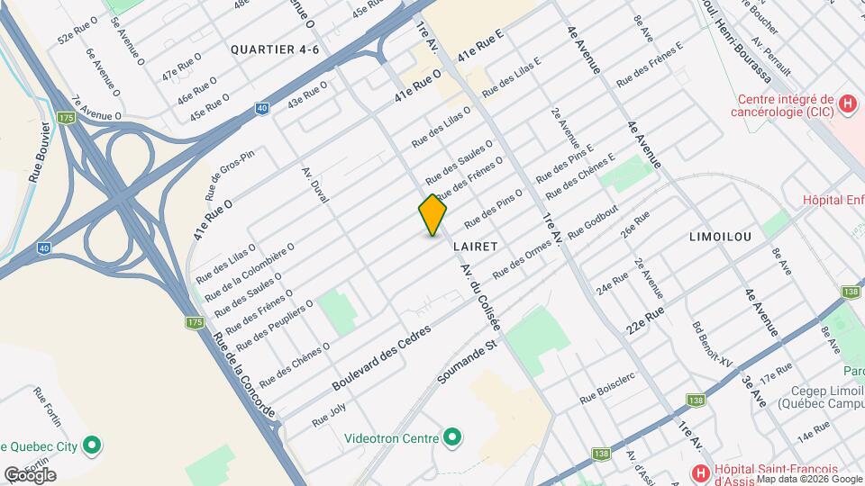 112 Des Pins Rue O Map and Location Details