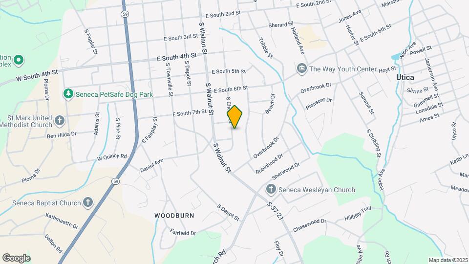 705 S Cherry St Map and Location Details