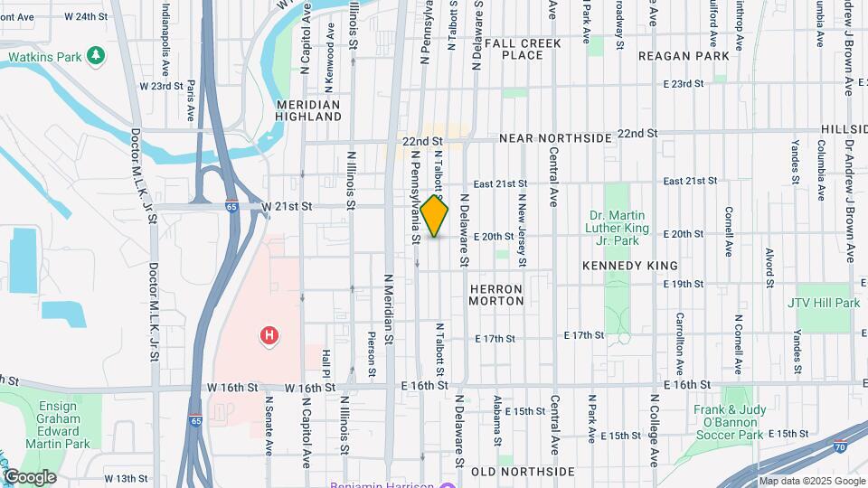 1930 N Talbott St Mapa y Detalles de la Ubicación
