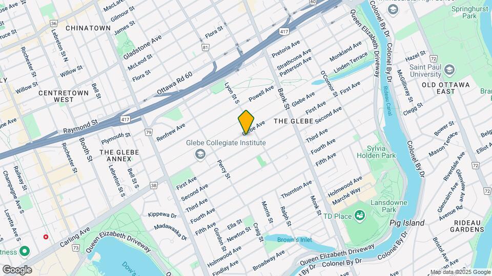 174 Glebe Av Map and Location Details