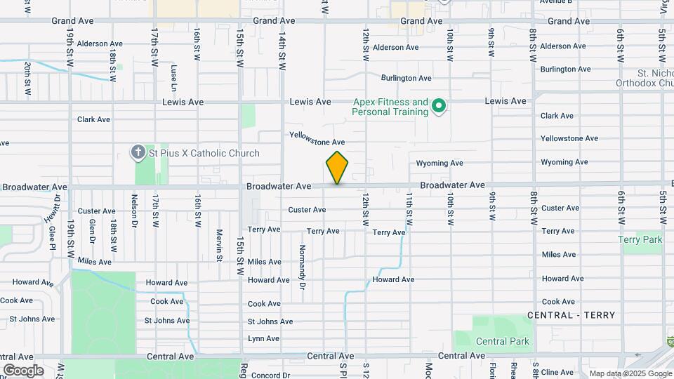 1230 Broadwater Ave Mapa y Detalles de la Ubicación