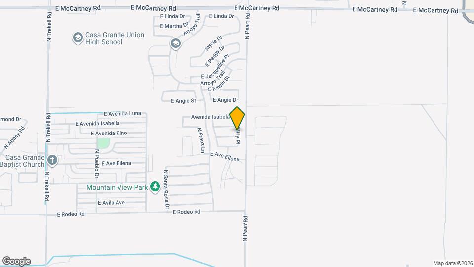 1476 E Avenida Grande Mapa y Detalles de la Ubicación