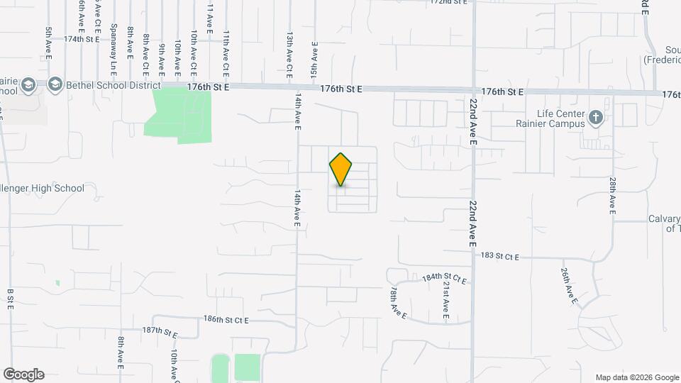 18034 16th Ave Ct E Map and Location Details