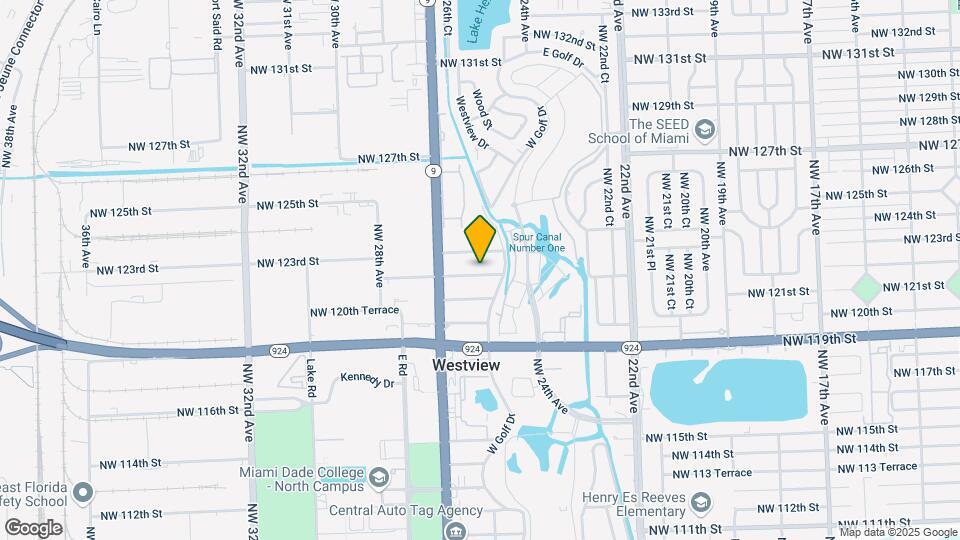 2525 NW 122nd St Map and Location Details