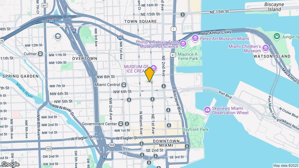 Flow Miami Mapa y Detalles de la Ubicación
