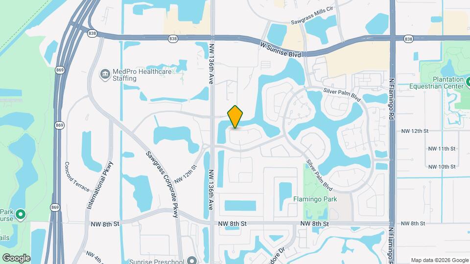 13348 NW 13th St Map and Location Details