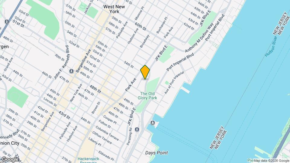 5301 JFK Blvd E Map and Location Details