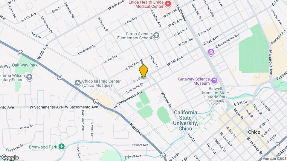 614 Rancheria Dr, Unit B Map and Location Details