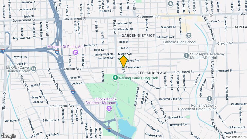 1330 Perkins Rd Map and Location Details
