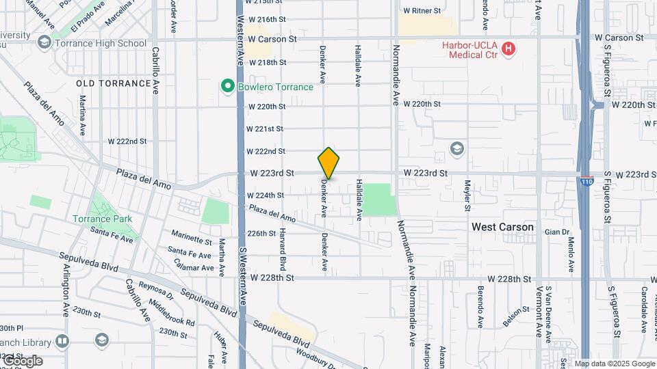 22322 Denker Ave Map and Location Details