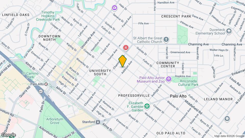 569 Addison Ave Map and Location Details