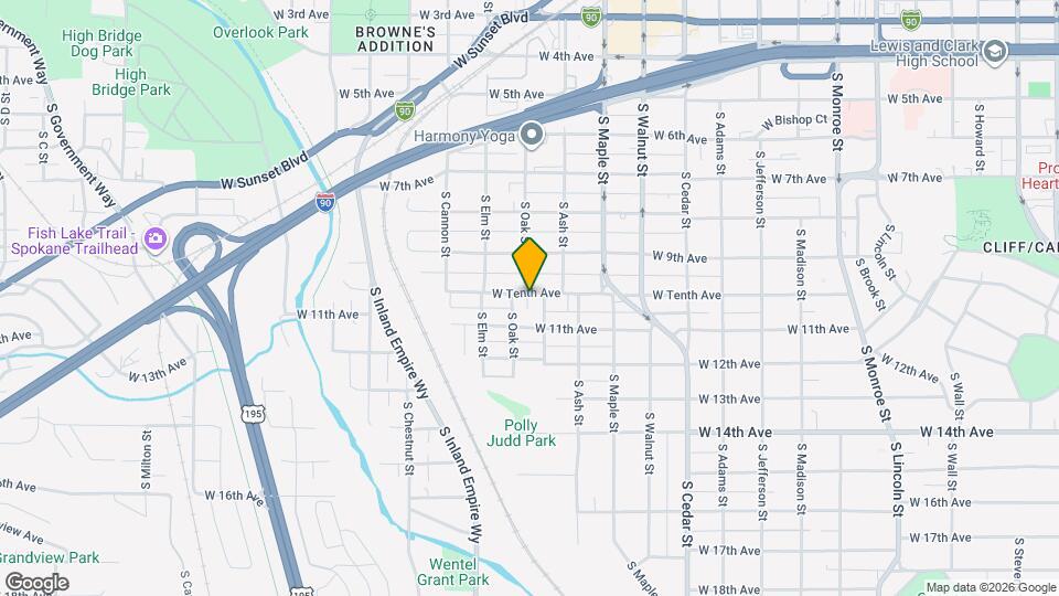 1739 W Tenth Ave Map and Location Details