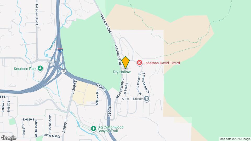 6282 S Heughs Canyon Way Map and Location Details