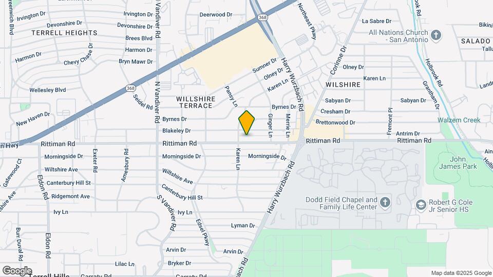 813 Rittiman Rd Mapa y Detalles de la Ubicación