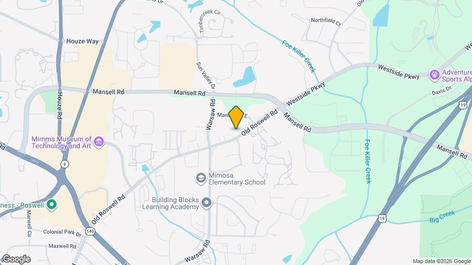 1144-1150 Old Roswell Rd Map and Location Details