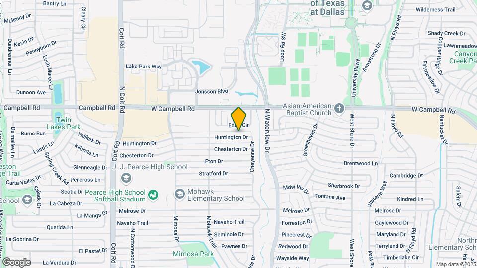 1108 Huntington Dr Map and Location Details