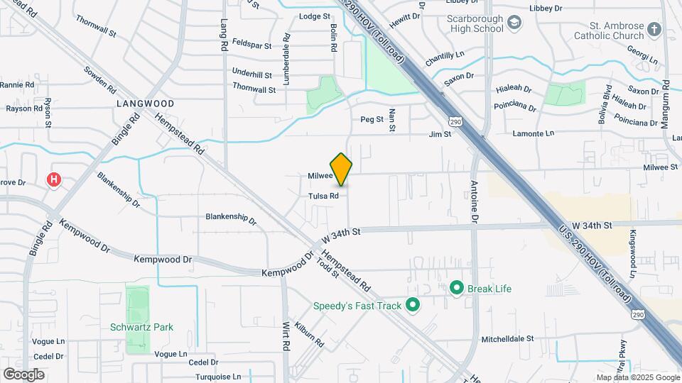 6306 Tulsa Rd Map and Location Details