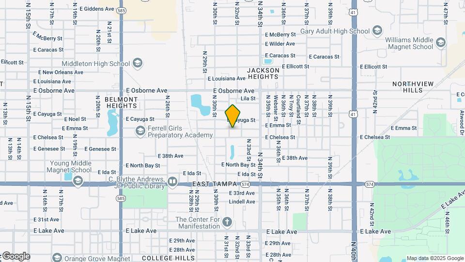3103 E Emma St Map and Location Details