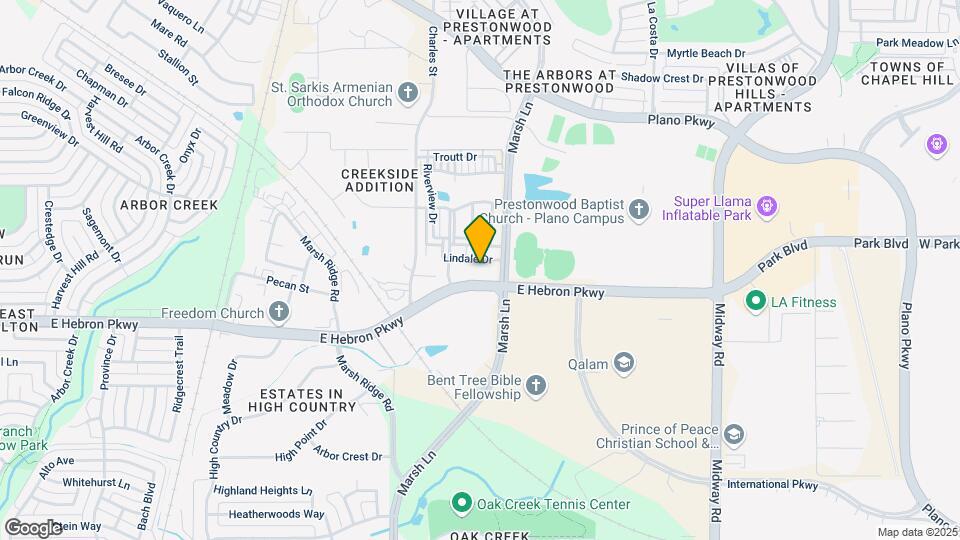 Atlas Point at Prestonwood, 55+ Apartments Map and Location Details