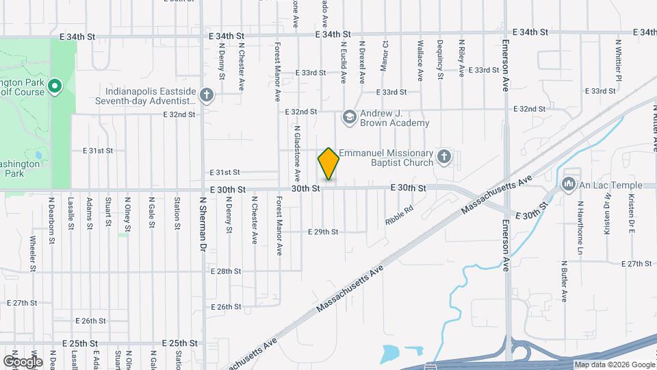 4320 E 30th St Map and Location Details