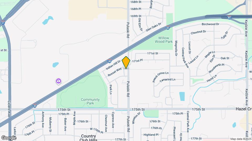 17225 Coventry Ln Mapa y Detalles de la Ubicación