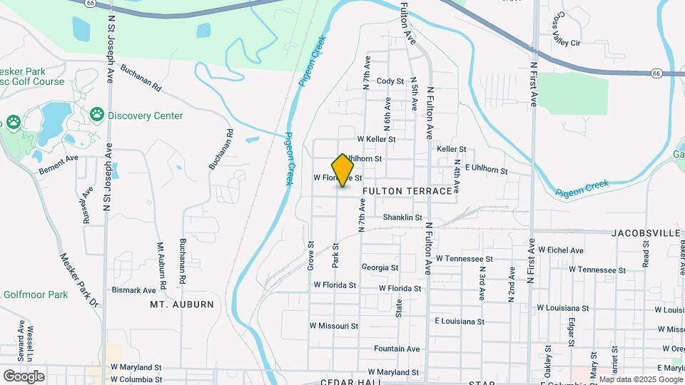1525 W Dresden St Map and Location Details