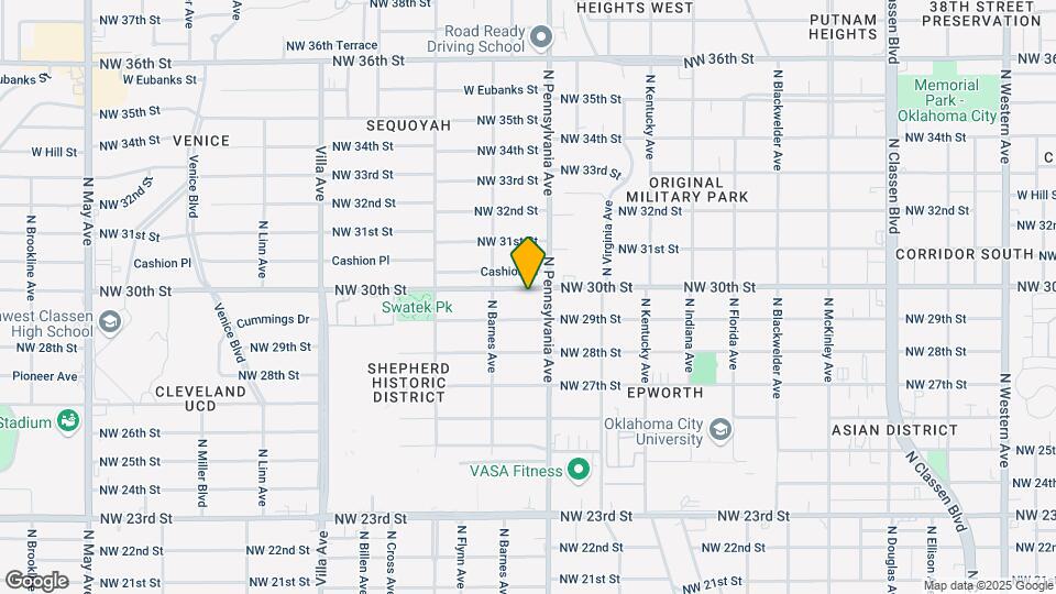 2116 NW 30th St Map and Location Details