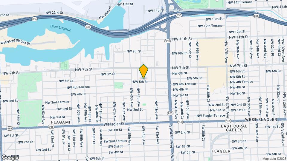 500 NW 43rd Pl Map and Location Details