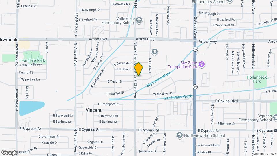 17009 E Tudor St Map and Location Details