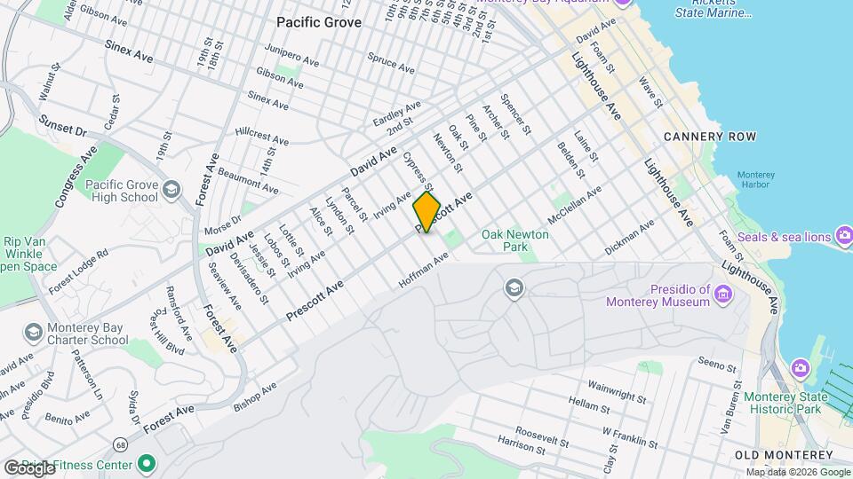 650 Grace St Map and Location Details