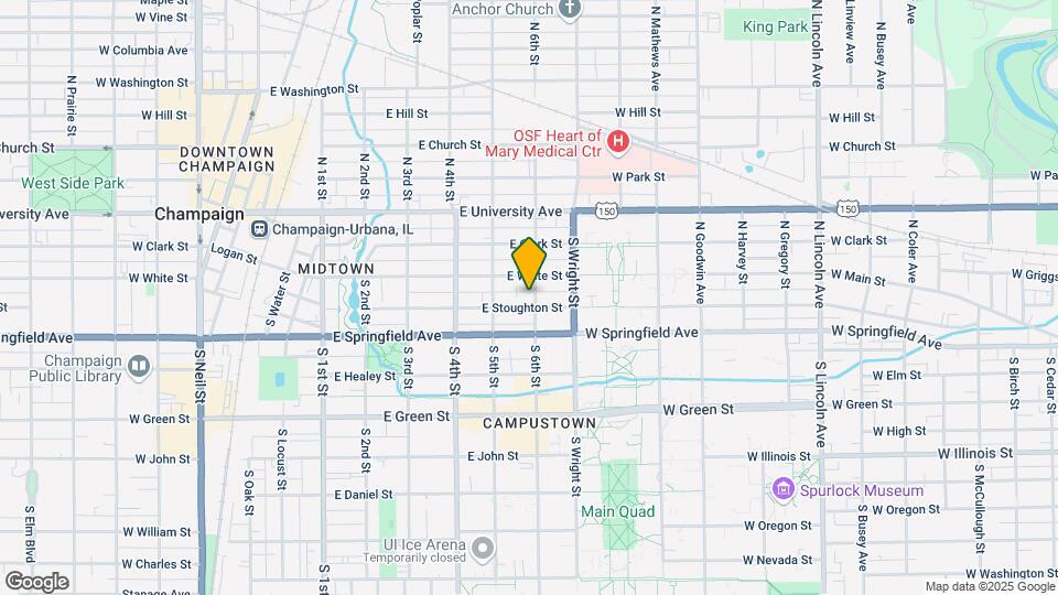 512 E Stoughton St Map and Location Details