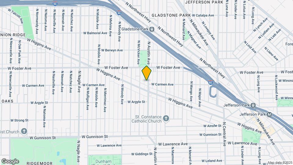 5104 N Austin Ave Map and Location Details