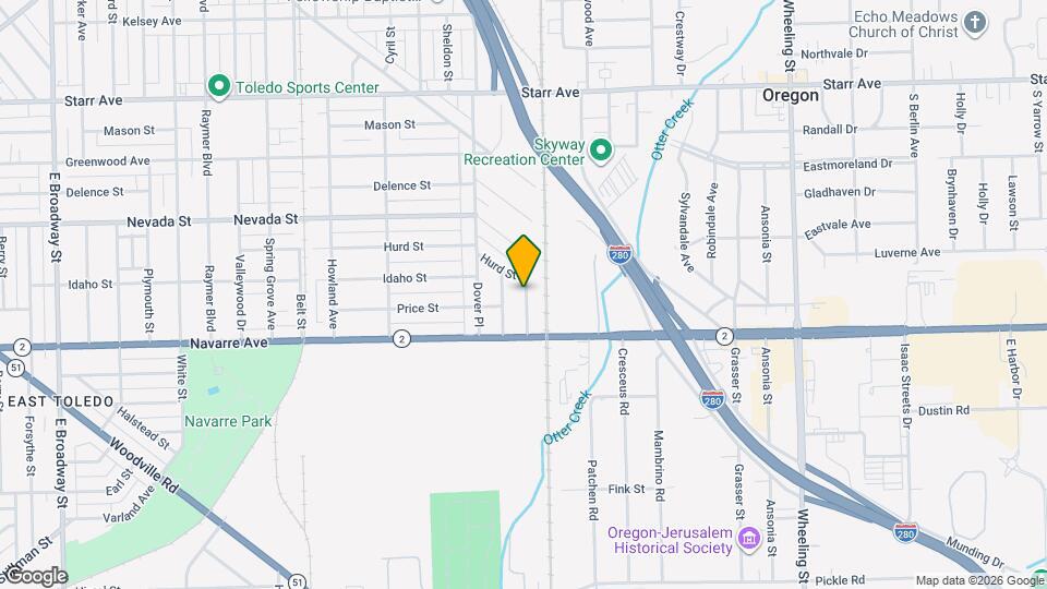 722 Coyne Ave Map and Location Details