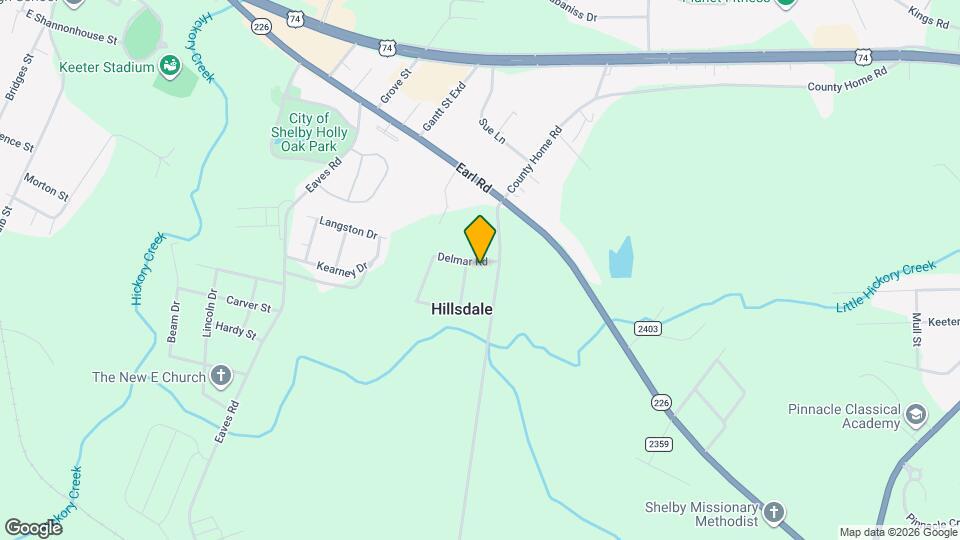 105 Delmar Rd Map and Location Details