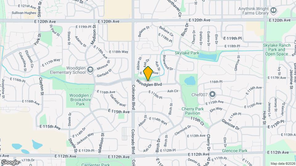 4099 Woodglen Blvd Map and Location Details