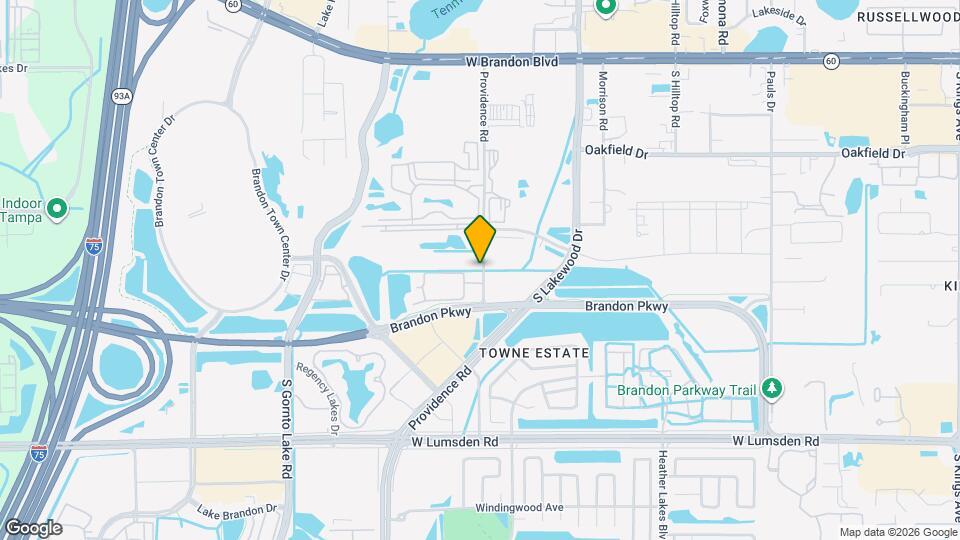 Brandon Crossing Apartments Map and Location Details